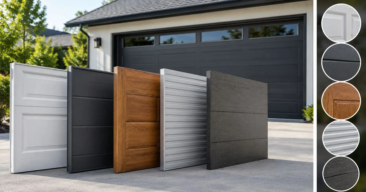 Garage door materials ranked by durability