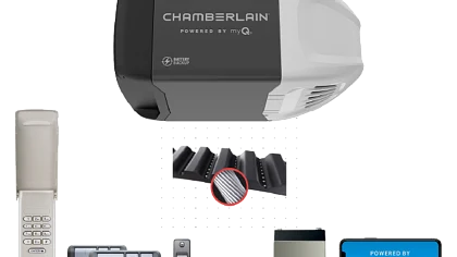 Official Chamberlain product image of the B2215T belt-drive opener
