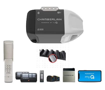 Official Chamberlain product image of the B2215T belt-drive opener