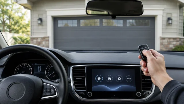 How to program HomeLink in your car to a garage door opener