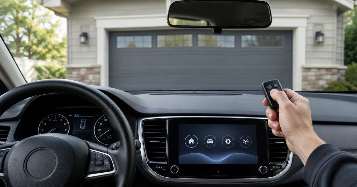 How to program HomeLink in your car to a garage door opener