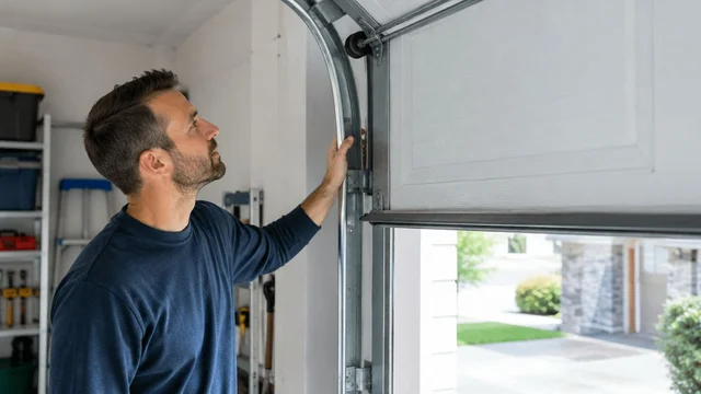 Is an off-track garage door safe to move in Northern Kentucky?