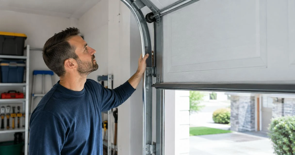Is an off-track garage door safe to move in Northern Kentucky?