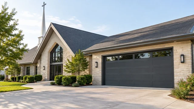 Garage doors for churches and religious facilities: complete guide