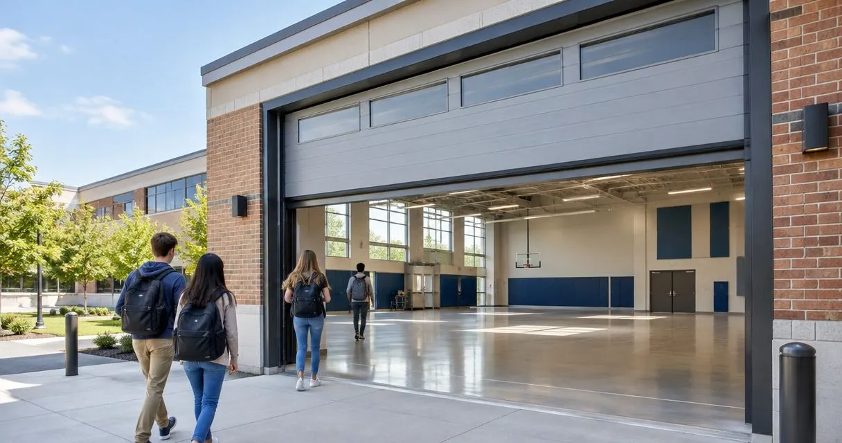 Overhead doors for school facilities: complete guide
