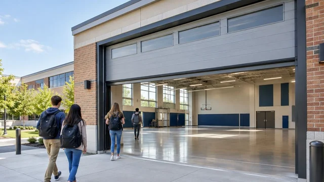 Overhead doors for school facilities: complete guide