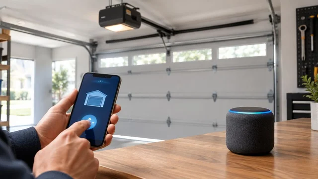 How to connect a garage door opener to Amazon Alexa