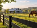 Fencing for horse farms in northern Fayette County