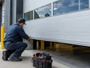 How long does commercial garage door repair take in Louisville?