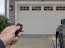 Why does a garage door remote work only up close in Hebron, KY?