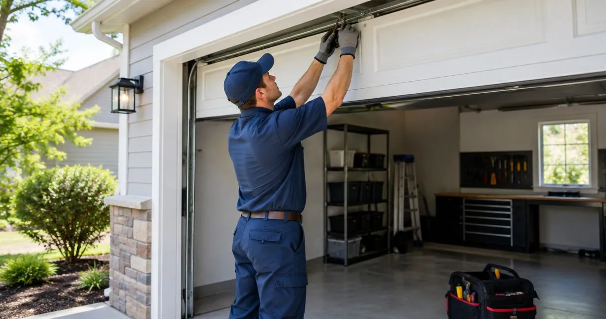 How often should a garage door get a professional tune-up in Winchester, KY?