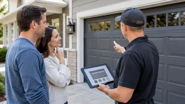 What should a Louisville garage door replacement quote include?