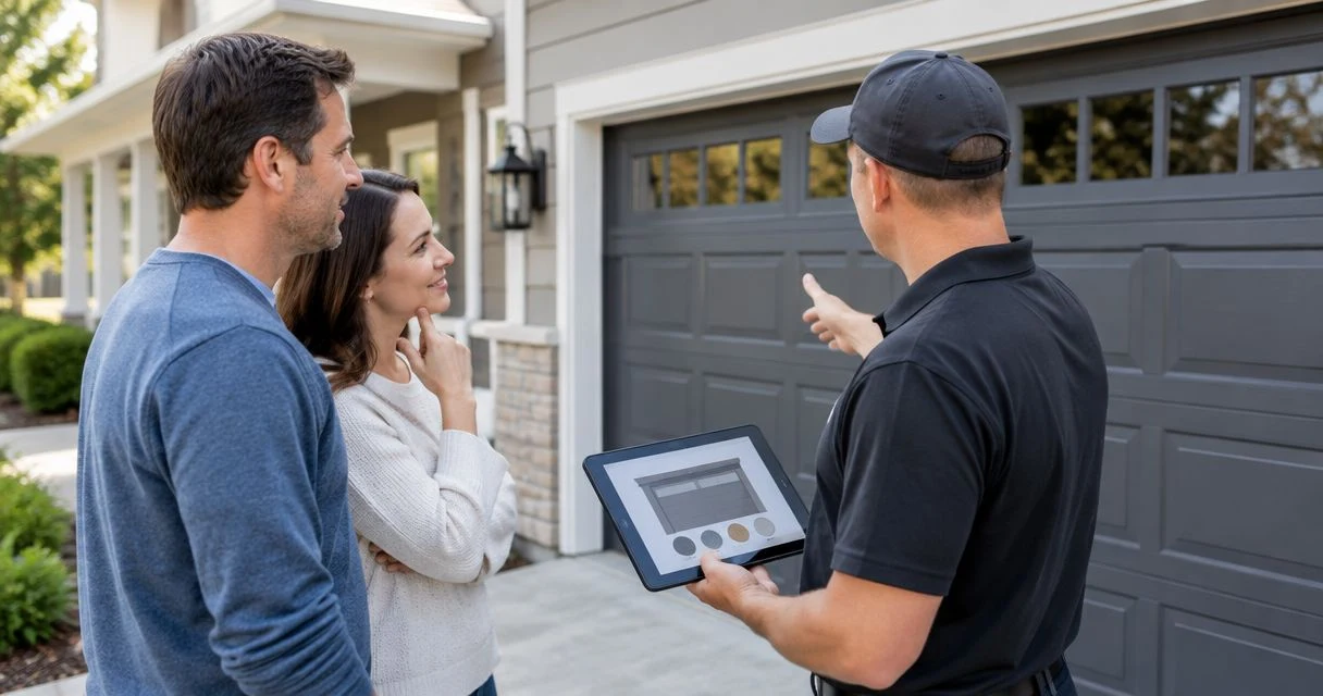 What should a Louisville garage door replacement quote include?