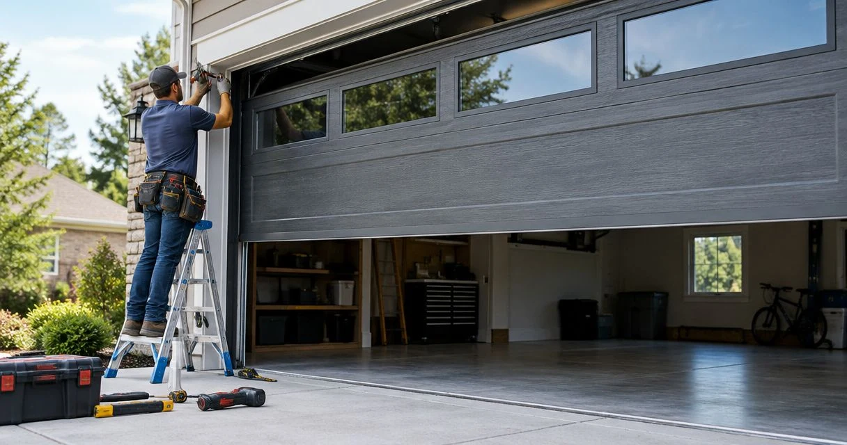 How long does garage door installation take in Lexington?