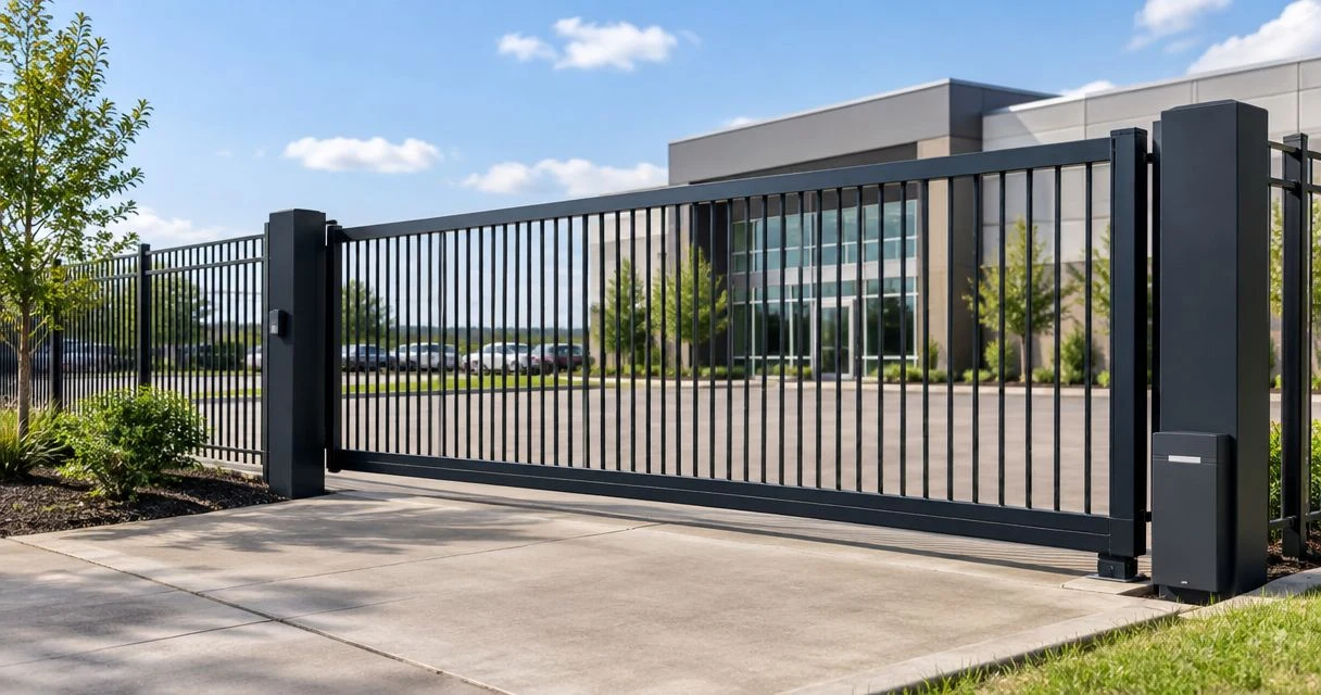 Commercial gate options for Florence businesses compared