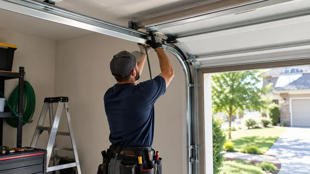 Can you reuse tracks with a new garage door in Lexington?