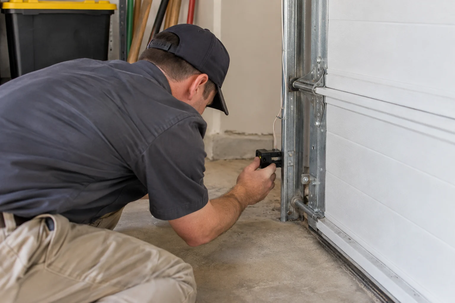 Visual reconstruction of a safety sensor repair in Middletown